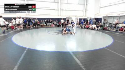160 lbs Round Robin 2 - Zachary Gibson, Lumberyard Wrestling-HS vs Charlie Robb, University Hawks Wrestling Club