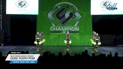 Blue Rose Dance Studio - Lilies- Youth Pom [2025 Youth - Pom - Large Day 2] 2025 CSG Dance Grand Nationals