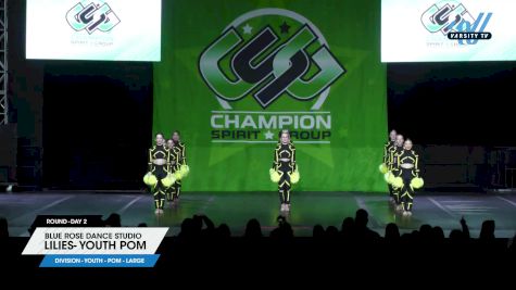 Blue Rose Dance Studio - Lilies- Youth Pom [2025 Youth - Pom - Large Day 2] 2025 CSG Dance Grand Nationals