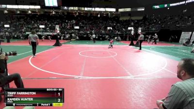 80 lbs Semifinal - Tripp Farrington, OCGA vs Kamden Hunter, PROA