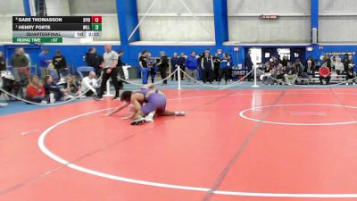 165 lbs Quarterfinal - Henry Forte, Williams College vs Gabe Thomasson, Springfield