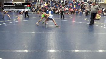 90 lbs Consy 6 - Landon Owens, Team Donahoe vs Archie Nelson, N8