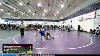 138 lbs Cons. Round 2 - Alonso Mayren, Newberg vs John-Mark Whitaker, Walla Walla