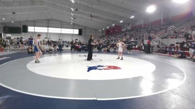 96 lbs 3rd Place Match - Kolton Hartman, Empyre Wrestling Club vs Caleb Kuberry, Eagle Club