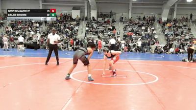 132 lbs Consi Of 8 #2 - John Mozzani IV, PA vs Caleb Brown, NY