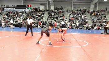 132 lbs Consi Of 8 #2 - John Mozzani IV, PA vs Caleb Brown, NY