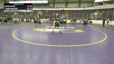 160 lbs Cons. Round 3 - Jelene Lainez, Bridgeport vs Emma Beckles, D`Youville