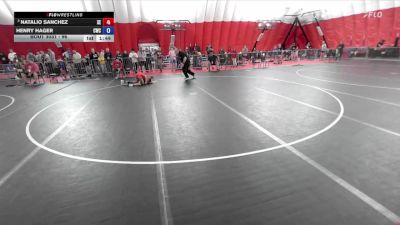 96 lbs Quarterfinal - Natalio Sanchez, X-Factor Elite vs Henry Hager, Cadott Wrestling Club