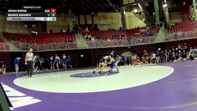 113 lbs Round 3 (4 Team) - Behruz Ikromov, Lincoln East vs Josiah Borge, Manhattan HS