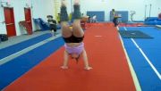 Maddie's handstand mount drills