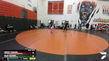 80-85 lbs Round 1 - Rilee Rohrer, Powell Wrestling Club vs Trinity Wenzel, Ten Sleep/Hyattville Scrappers