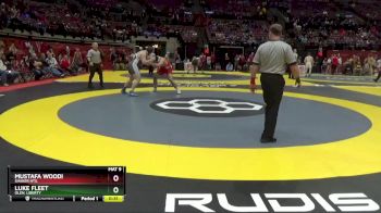 D1-285 lbs Cons. Round 2 - Luke Fleet, Olen. Liberty vs Mustafa Woodi, Shaker Hts.