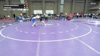 106C 1st Place Match - Hayden Broxterman, Washburn Rural vs Gavin Kell, North Point