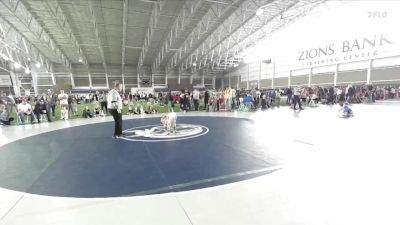 54 lbs Champ. Round 2 - Cal Downing, Wyoming Underground Wrestling vs Ethan McCurdy, Uintah Wrestling