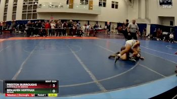 165 lbs Cons. Round 2 - Benjamin Hoffman, Delran vs Preston Burroughs, Northfield Mt Hermon