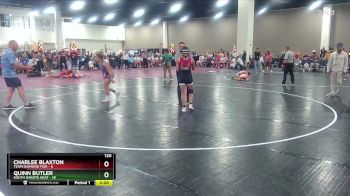 120 lbs Quarters & Wb (16 Team) - Charlee Blaxton, Team Diamond Fish vs Quinn Butler, South Dakota Heat