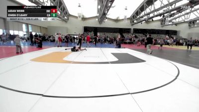 128-H lbs Consi Of 8 #2 - Aidan Webb, Streaks Wrestling Club vs Owen O`leary, CJA