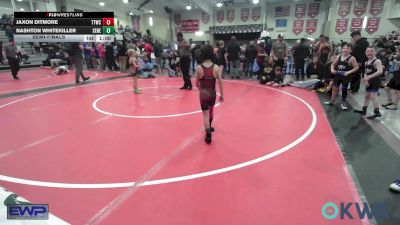 52 lbs Semifinal - Jaxon Ditmore, Team Tulsa Wrestling Club vs Nashton Whitekiller, Seneca