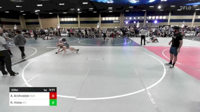 83 lbs Quarterfinal - Anzor Archvadze, Savage House WC vs Rhyden Hicks, Atc