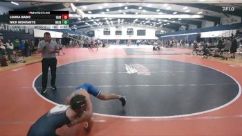 174 lbs Finals (2 Team) - Nick Montanye, Messiah vs Louka Babic, Case Western