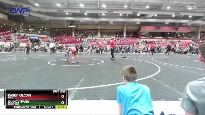 60 lbs Semifinal - Quincy Parn, Blue Pride vs Kasey Kilcoin, NWA