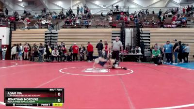 117 lbs 1st Place Match - Jonathan Nordyke, Region Wrestling Academy vs Adam Via, Contenders Wrestling Acadamy