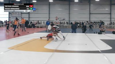 88 lbs Round 5 - 4:00pm Saturday - Treyson Denning, NCWAY National Team vs Yohan Hernandez, Florida Elite