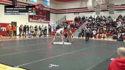 126 lbs Cons. Semi - Braiden Schaufenbuel, NH/TV vs Brock Stortz, Waukon