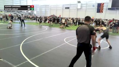 130 lbs Consi Of 4 - Xzavier Chavarria, Grindhouse WC vs Sawyer Lindley, Jimenez Trained Academy