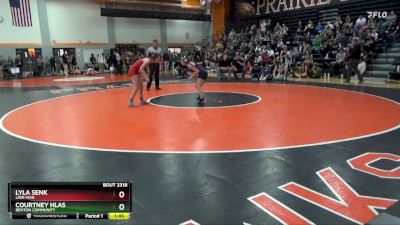 JV-3 lbs Round 4 - Lyla Senk, Linn-Mar vs Courtney Hlas, Benton Community