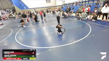 45 lbs Cons. Round 3 - Nixon Moleni, West Jordan vs Nawai Naki, Westlake