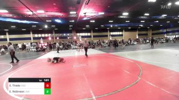 65 lbs Semifinal - Evan Thiele, Coachella Valley WC vs Easton Robinson, Legends Of Gold LV