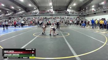 50 lbs Cons. Round 3 - Remy Keith, Chillicothe Wrestling Club-AAA vs Gregory Greven, Rolla Wrestling Club-AAA