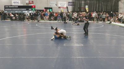 115 lbs Champ. Rd Of 32 - Audriana Rodriguez-Romero, Orange Vista vs Lisa Bernstein