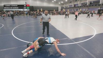 110 lbs Champ. Rd Of 32 - Aubrey Johnson, Beatrice Wrestling Club vs Mikaela De Guzman, Surfside X