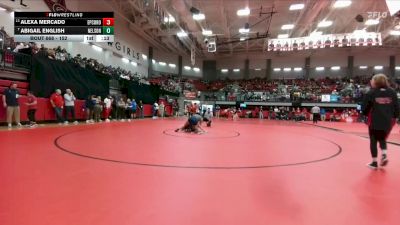 152 lbs Cons. Round 1 - Abigail English, Northwest Nelson vs Alexa Mercado, Coronado