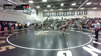 125 lbs Champ. Round 1 - Zuri Saunders, Central vs Hailey Rose, Laramie