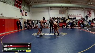 175 lbs Quarterfinal - Cade Blunt, Meeker vs Diego Gallegos, Fruita Monument