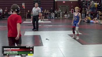 J-12 lbs Quarterfinal - Kingston Freno, West Side Wrestling Club vs Easton Himschoot, USA MAT CLUB