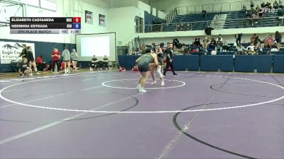 131 lbs 5th Place Match - Elizabeth Castaneda, Washington State University vs Herminia Estrada, Southern Oregon University