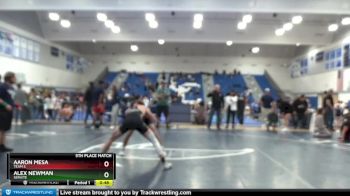 126 lbs 5th Place Match - Aaron Mesa, Team S vs Alex Newman, Servite