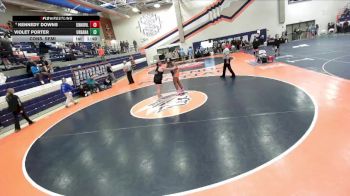 235 lbs Cons. Semi - Kennedy Downs, Edwardsville (H.S.) vs Violet Porter, Urbana (H.S.)