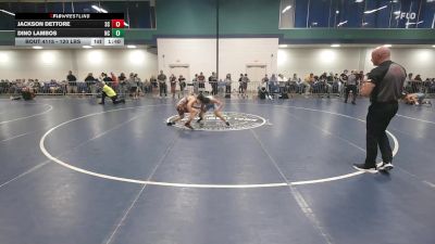120 lbs Consi Of 128 #2 - Jackson DEttore, SC vs Dino Lambos, NC