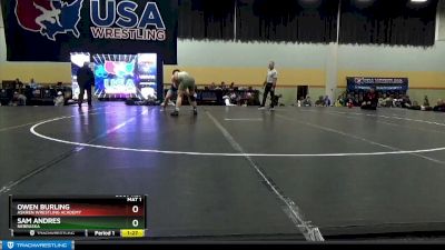190 lbs Quarterfinal - Owen Burling, Askren Wrestling Academy vs Sam Andres, Nebraska
