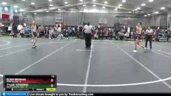 113 lbs Round 3 (4 Team) - Tyler Wooding, South Dakota Fury vs Eligh Branan, Iowa Yellow