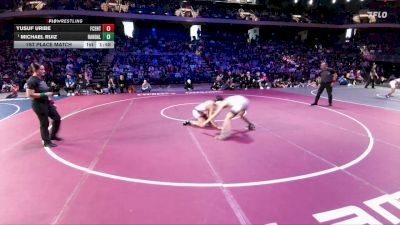 5A 126 lbs 1st Place Match - Michael Ruiz, Canyon Randall vs Yusuf Uribe, Frisco Centennial