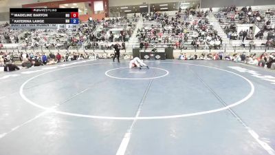U23 Women - 62 lbs Quarters - Madeline Barton, MO vs Katerina Lange, MN