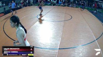 105 lbs Quarterfinal - Chloe Obuhanych, Hawaii vs Bertha Cabrera, Nevada