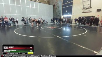 190 lbs Quarterfinal - Aiden Ashbach, Burlington vs Titus Begay, Wapato