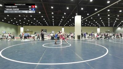 190 lbs Cons. Sub-semis - Ryker Smith, Western Okie Elite vs Mikael Foster, IceFighter U.
